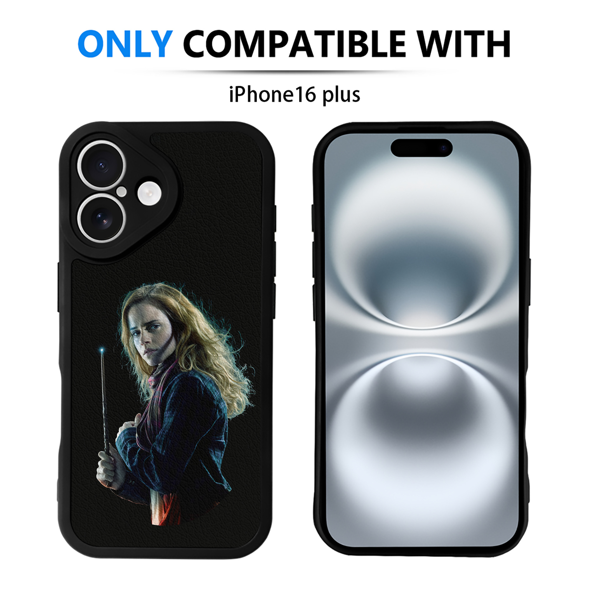 （画像用） Harry Potter ハリー・ポッターシリーズ 【iPhone 16シリーズ対応】シリコンスマホケース（レザー調） 材質：シリコン